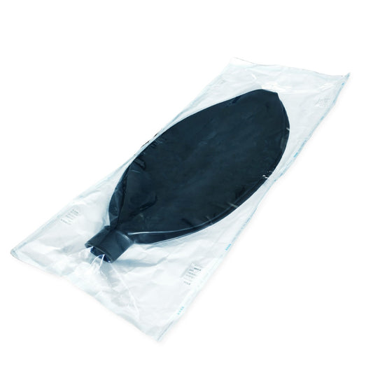 Breathing Bag (0.5 Liter) Black Latex - 5 Pieces