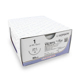 Hechtdraad Vicryl Plus (VCP347H, 1, 90cm, CT-1 naald) 36 stuks | Ethicon