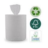 Vet's Choice Handdoekrol (Recycled) centerfeed midi 1 laags - 6 rollen