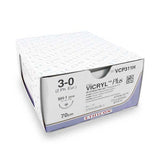 Hechtdraad Vicryl Plus (VCP311H, 3-0, 70cm, SH-1 naald) 36 stuks | Ethicon