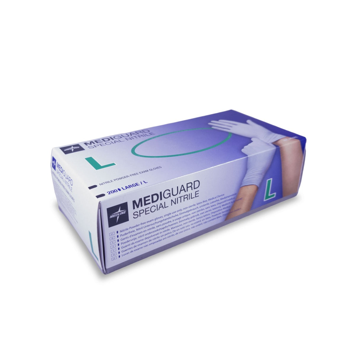 Mediguard Nitril Onderzoekshandschoenen (Maat L) - 200 Stuks