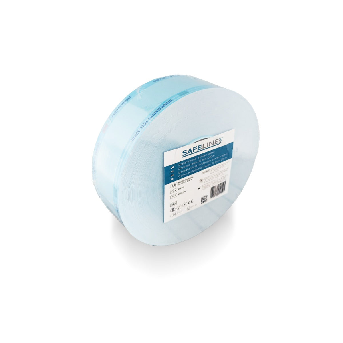 Rouleau de stérilisation Safeline (55 mm x 200 mètres) - 1 pièce